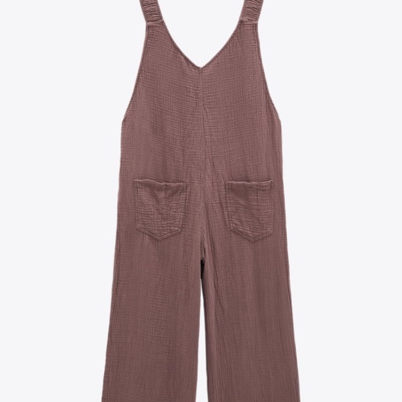 Zara wide leg strechjumpsuit - Picture 4 of 10